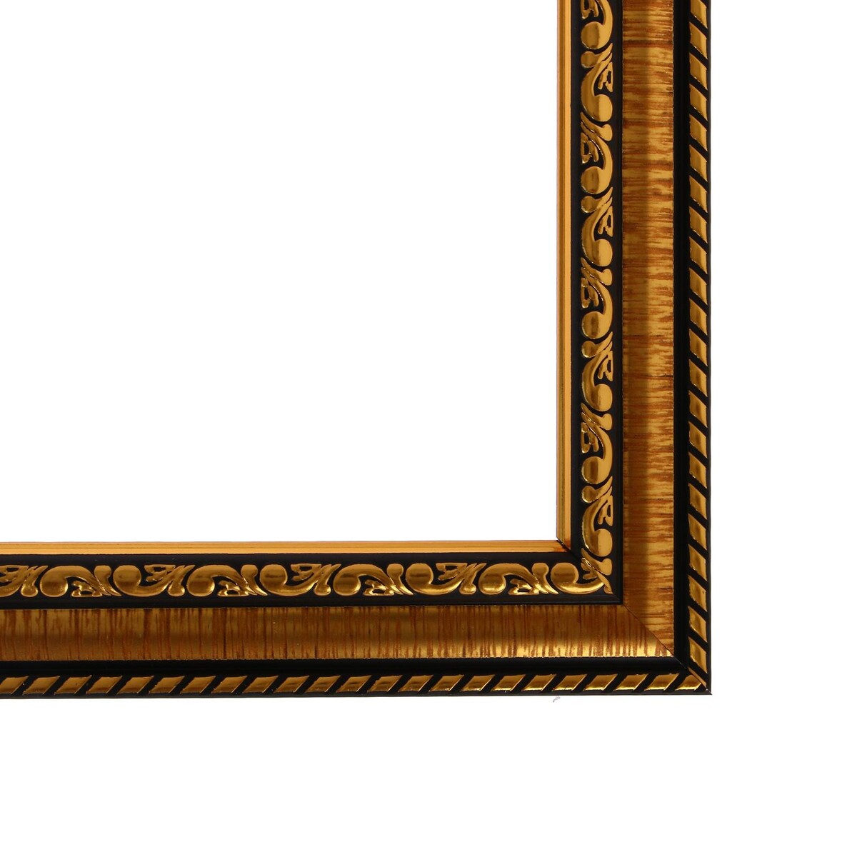Рама для картин (зеркал) 21 х 30 х 2,8 см, пластиковая, calligrata 6448, золотой Calligrata, цвет золотистый 010780852 - фото 4