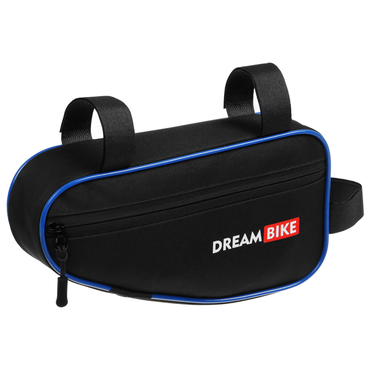 Велосумка dream bike под раму, 26х13.5х5, цвет черный/синий