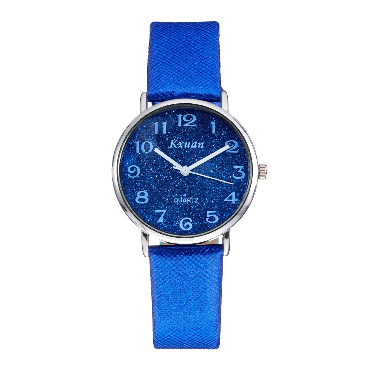 Часы наручные кварцевые женские kxuan, d-3.5 см, синие