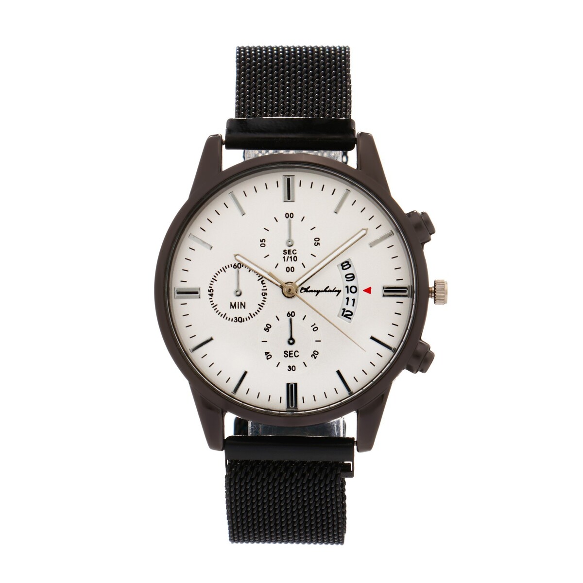 Часы наручные мужские часы наручные мужские d 4 см черные с белым циферблатом