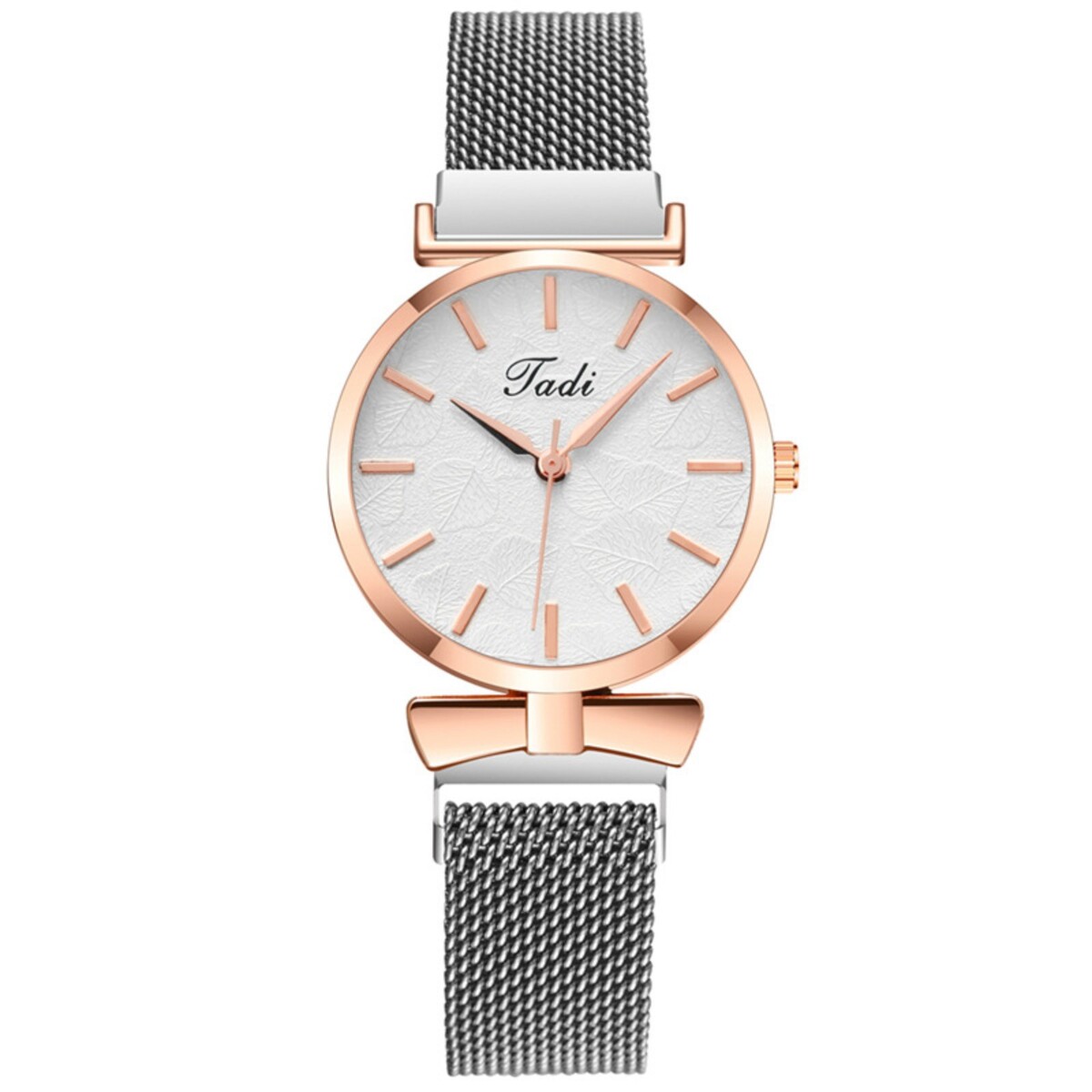 Часы наручные женские, d-3.2 см, магнитный браслет, серебро футляр под браслет цепочку часы
