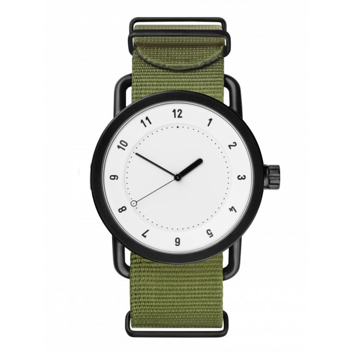 Часы наручные мужские, d-4 см, зеленые, с белым циферблатом часы наручные мужские d 4 см черные с белым циферблатом