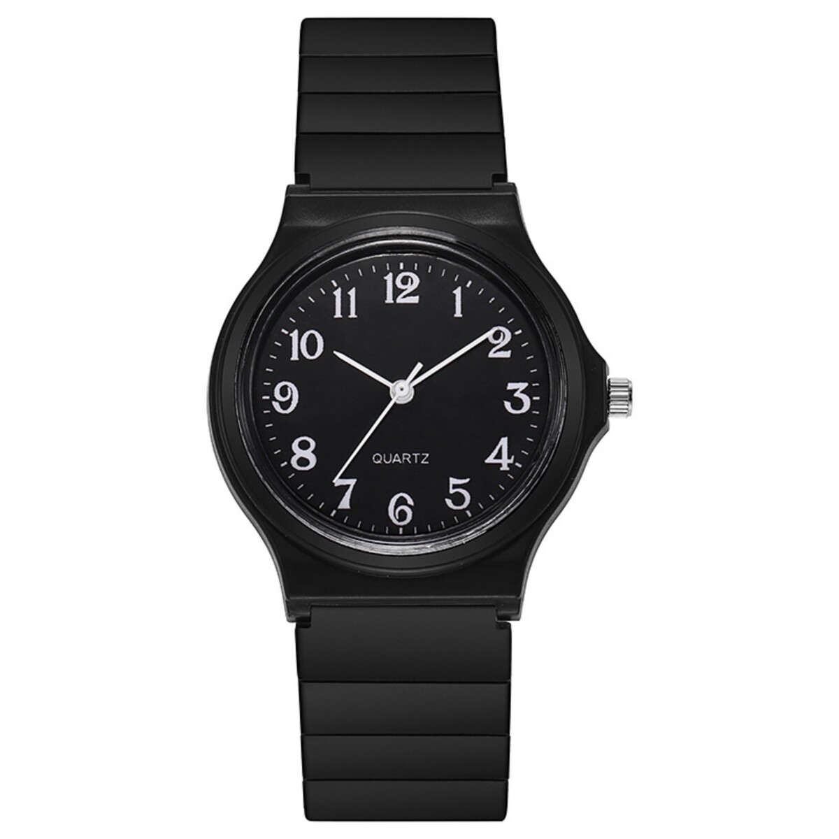 Часы наручные мужские, d-3.6 см, черный циферблат No brand