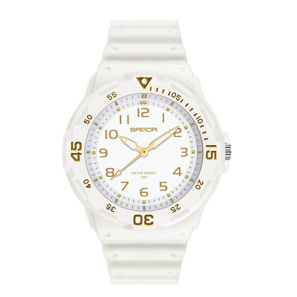 Часы наручные, d-3.5 см, календарь, светящиеся, водонепроницаемые, ремешок силикон, белые часы наручные женские d 4 5см ремешок силикон белые