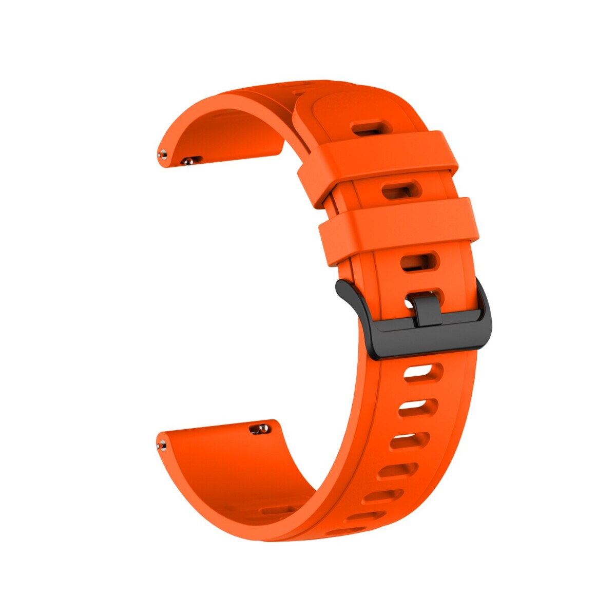 Ремешок для часов, 22 мм, силикон, оранжевый велосипедный замок m wave тросовый кодовый 12х1000мм силикон оранжевый 5 231067