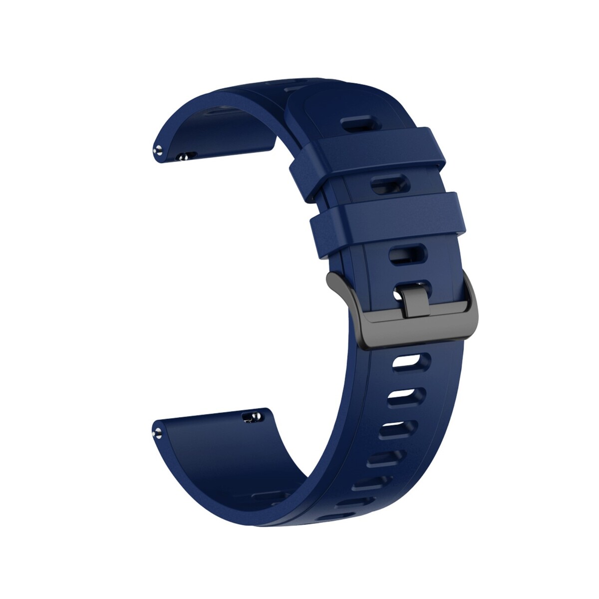 Ремешок для часов, 22 мм, силикон, темно-синий часы наручные d 4 6 см водонепроницаемые ремешок силикон синий циферблат