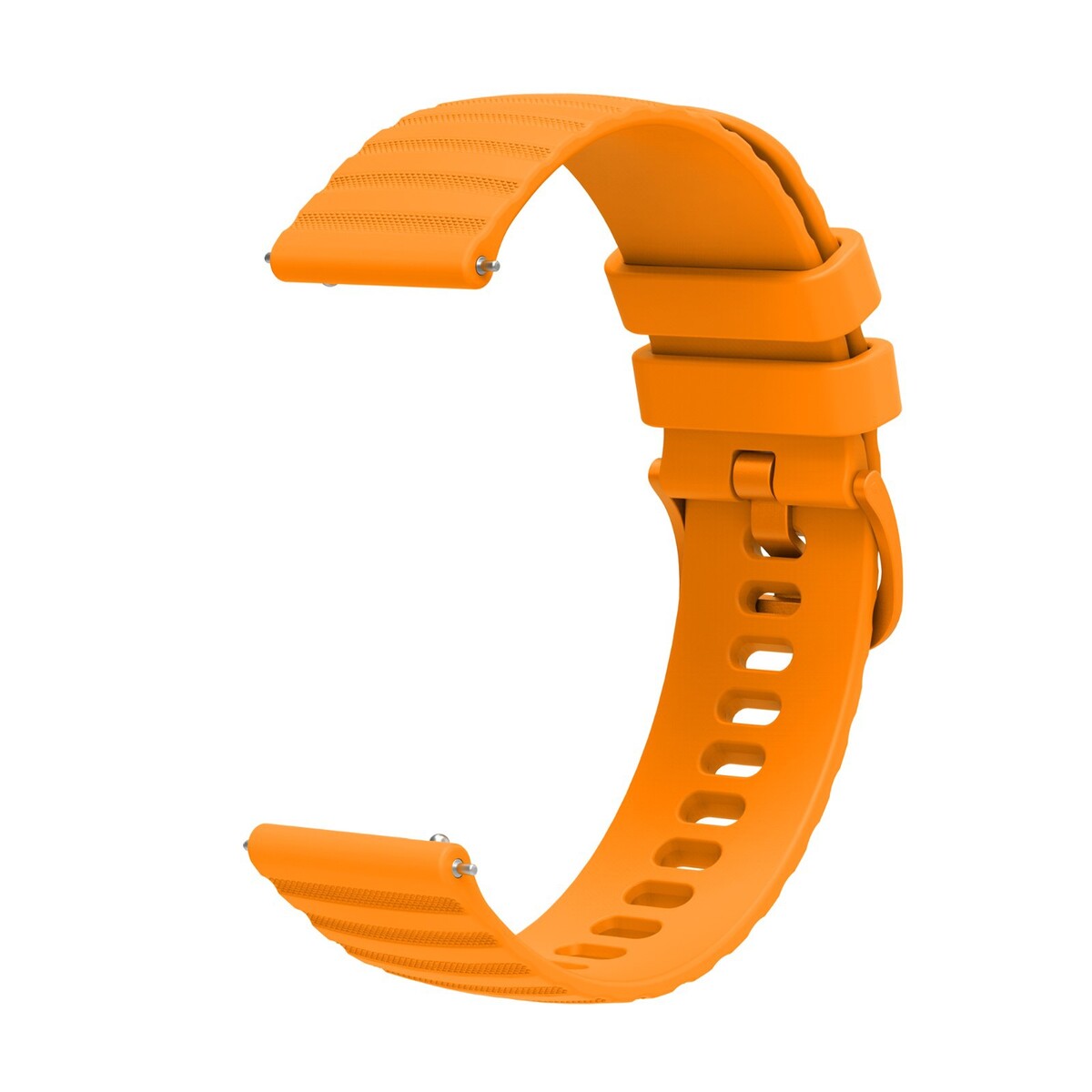 Ремешок для часов, 20 мм, силикон, оранжевый коврик кухонный силикон 64х45 см оранжевый y4 7682