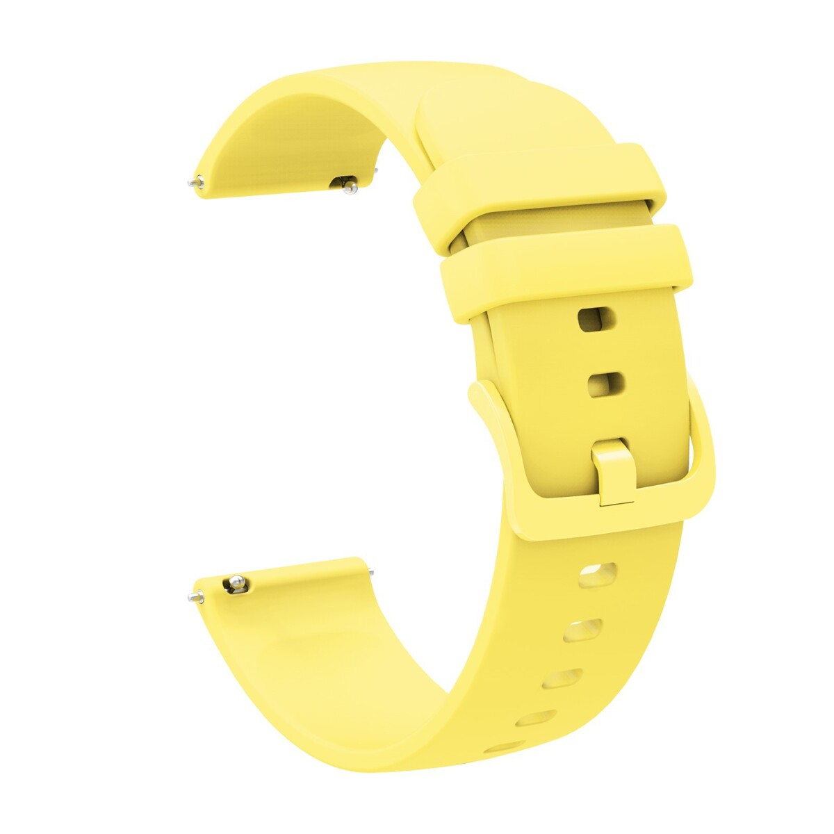 Ремешок для часов, 20 мм, силикон, желтый шапочка для плавания arena classic silicone силикон желтый