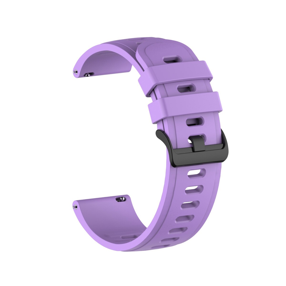 Ремешок для часов, 22 мм, силикон, фиолетовый ремешок для часов женский 12 мм натуральная кожа фиолетовый