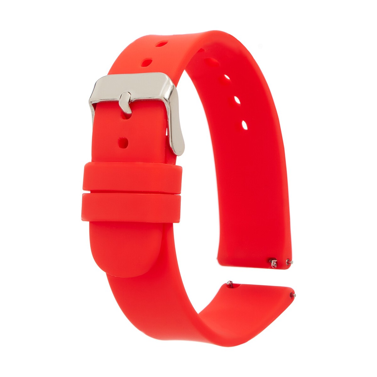 Ремешок для часов, 20 мм, силикон, красный ремешок red line для apple watch 42 44 mm mobility красный ут000018877
