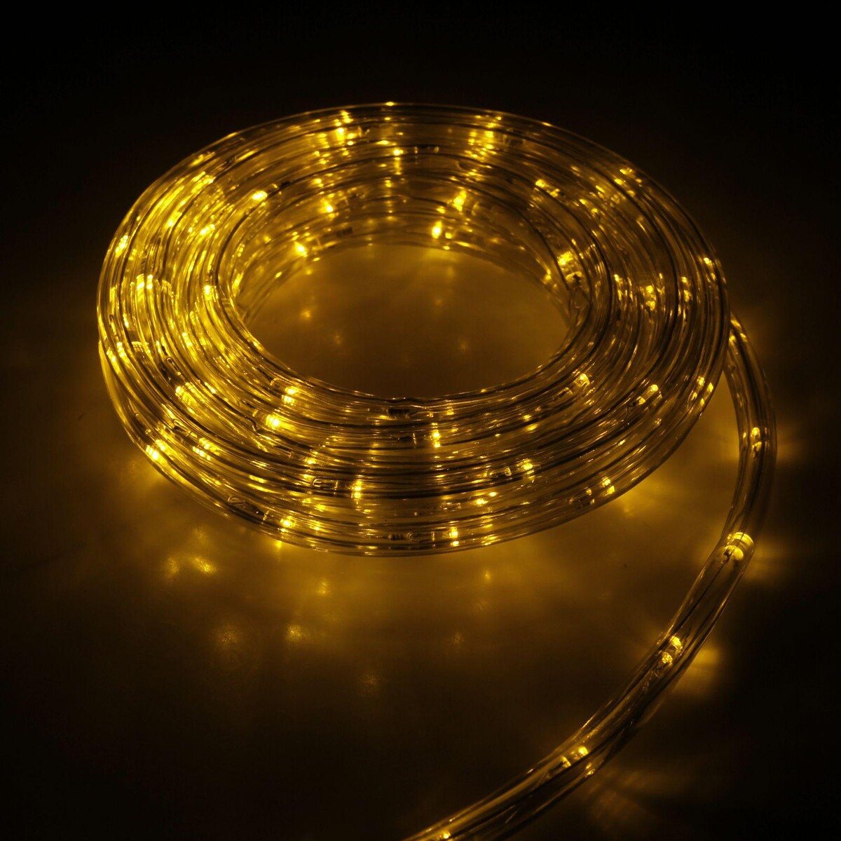 Световой шнур luazon lighting 10 мм, ip65, 5 м, 24 led/м, 220 в, 8 режимов, свечение желтое световой шнур luazon lighting 13 мм ip65 100 м 36 led м 220 в 2w мерцание свечение желтое