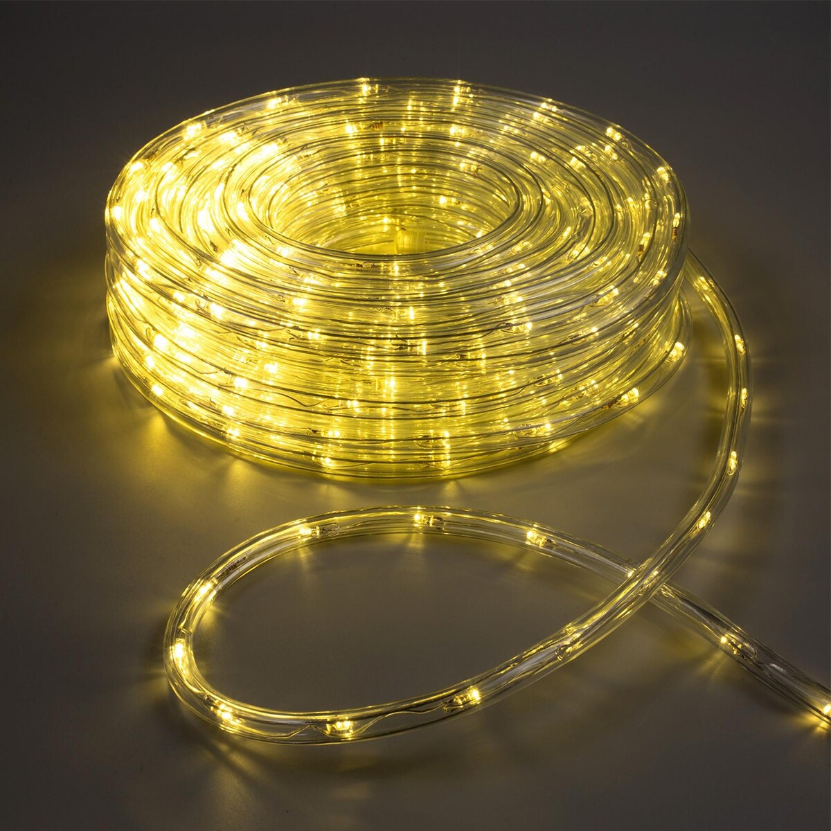 Световой шнур luazon lighting 10 мм, ip65, 20 м, 24 led/м, 220 в, 8 режимов, свечение теплое белое