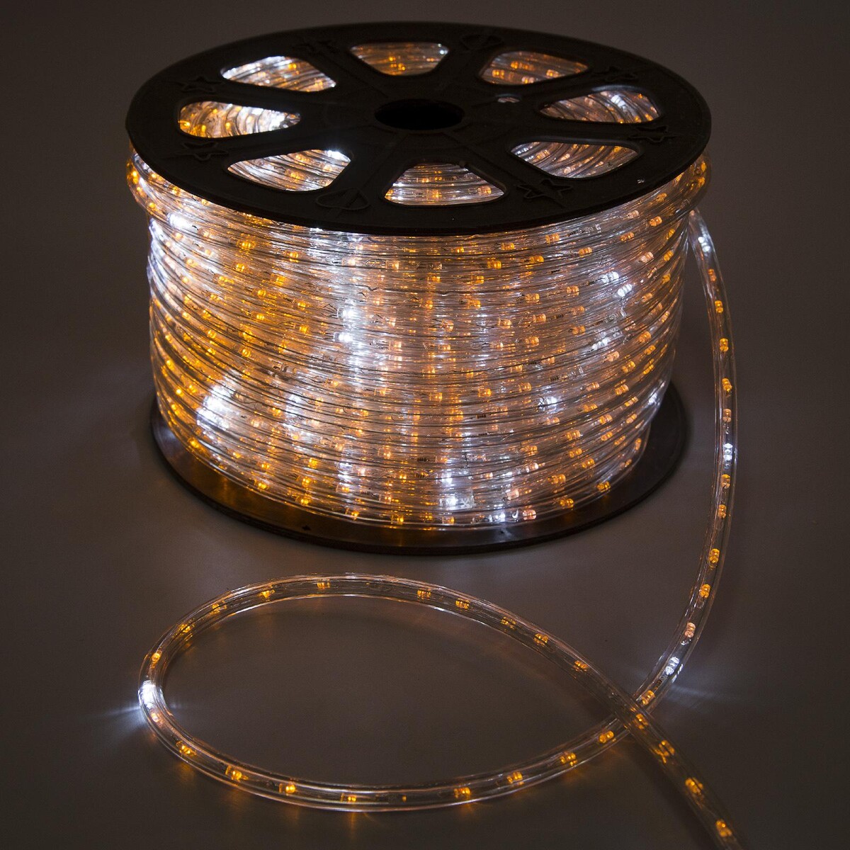 Световой шнур luazon lighting 13 мм, ip65, 100 м, 36 led/м, 220 в, 2w, мерцание, свечение желтое