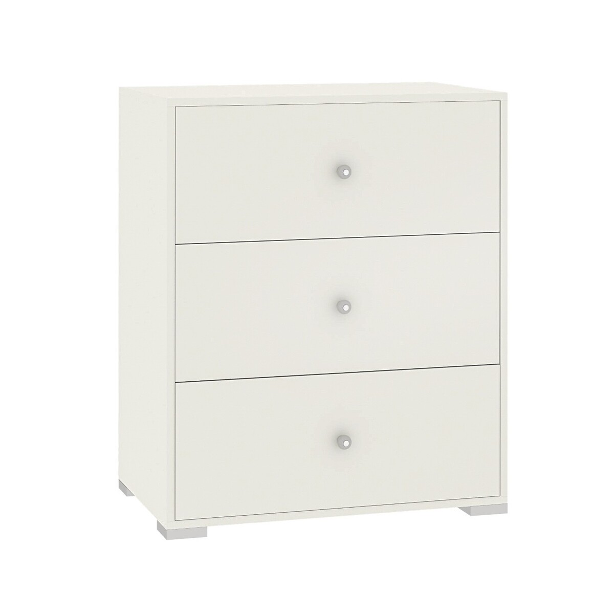 

Комод 3 ящика капелла, 700х424х850, белый