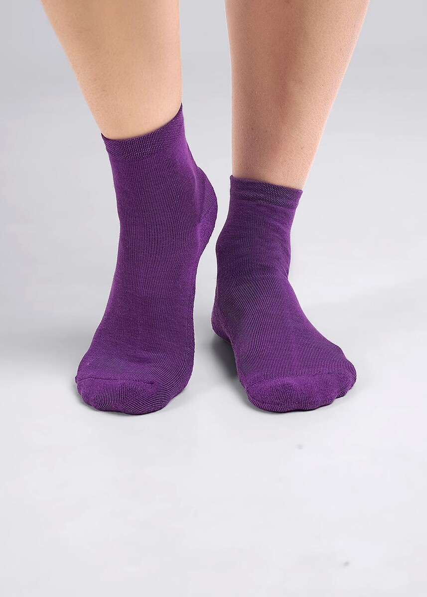 Носки носки женские короткие серые с плюшевым следом