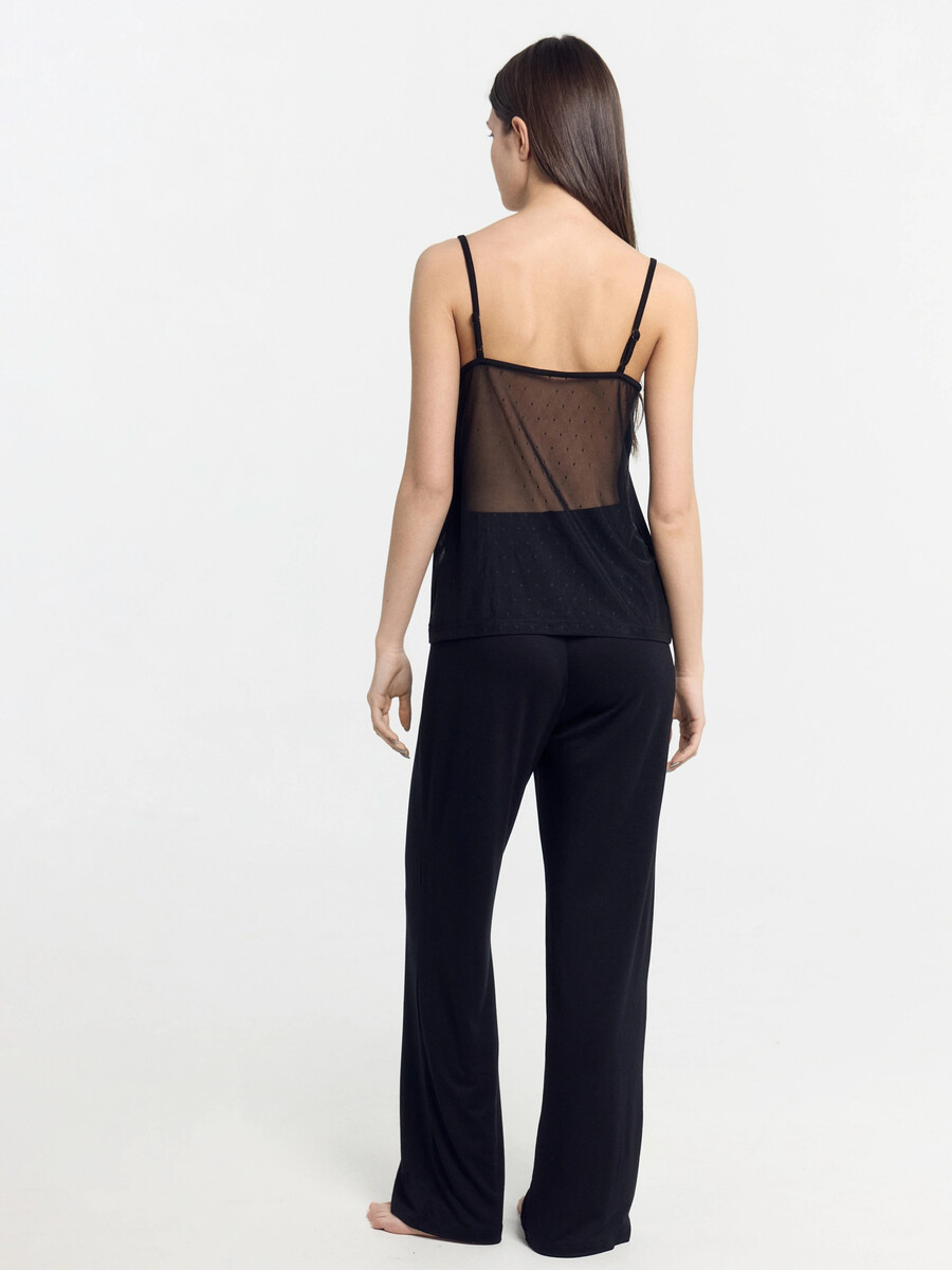 Комплект женский (топ, брюки) Mark Formelle, размер 48, цвет черный 010926295 - фото 5