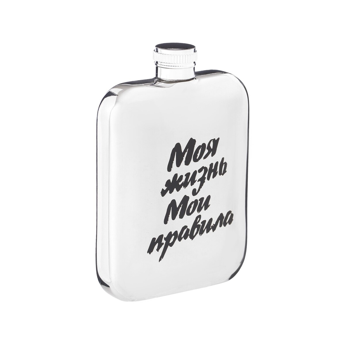 

Фляжка, Серебристый