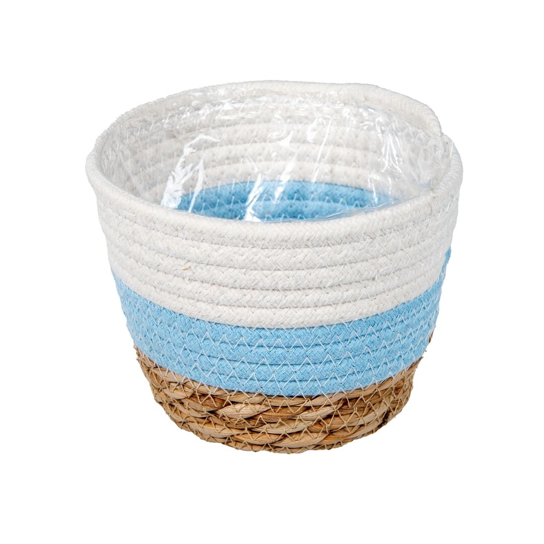 

Кашпо плетеное, Бежевый;белый;голубой;натуральный