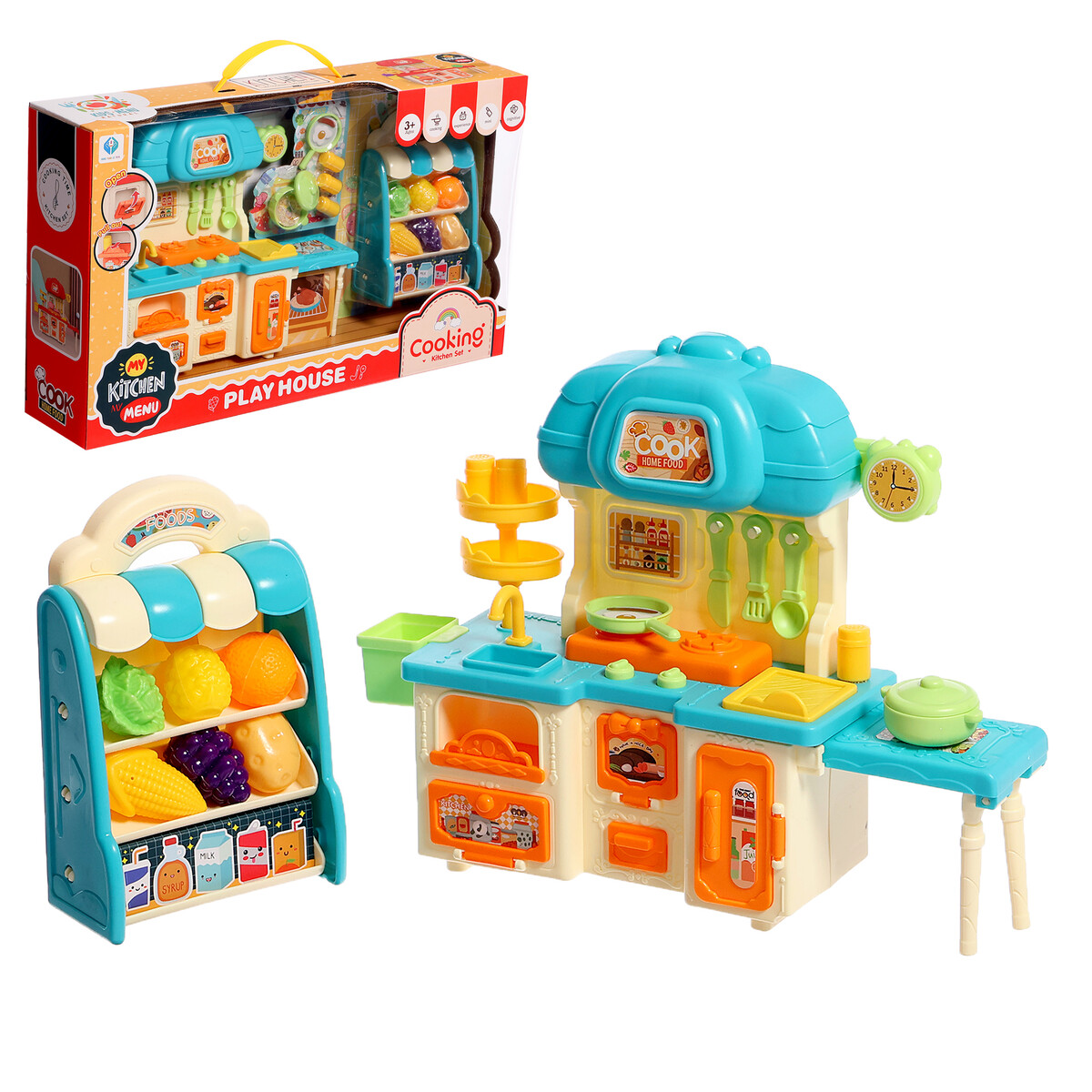 Набор мебели для кукол игрушечный набор мебели кухня с аксессуарами микс