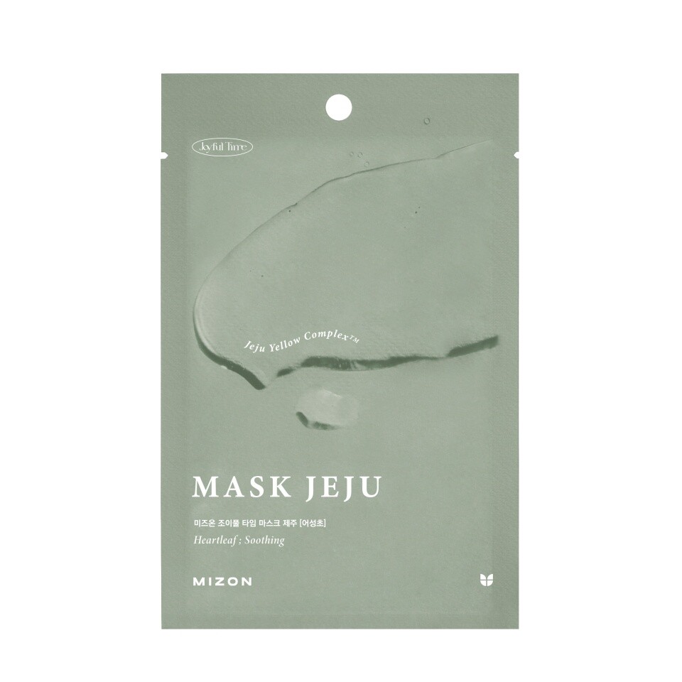 Успокаивающая тканевая маска для лица с экстрактом хауттюйнии 23мл тканевая маска для лица с экстрактом оливы mizon joyful time essence mask olive