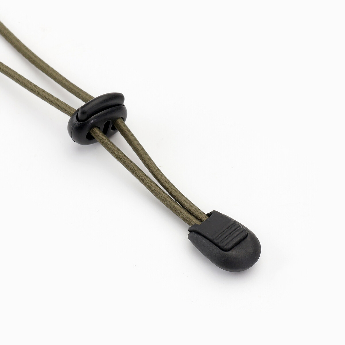 Шнурки быстрозатягивающие, d - 3 мм, черные, 100 см No brand 011008957 - фото 3