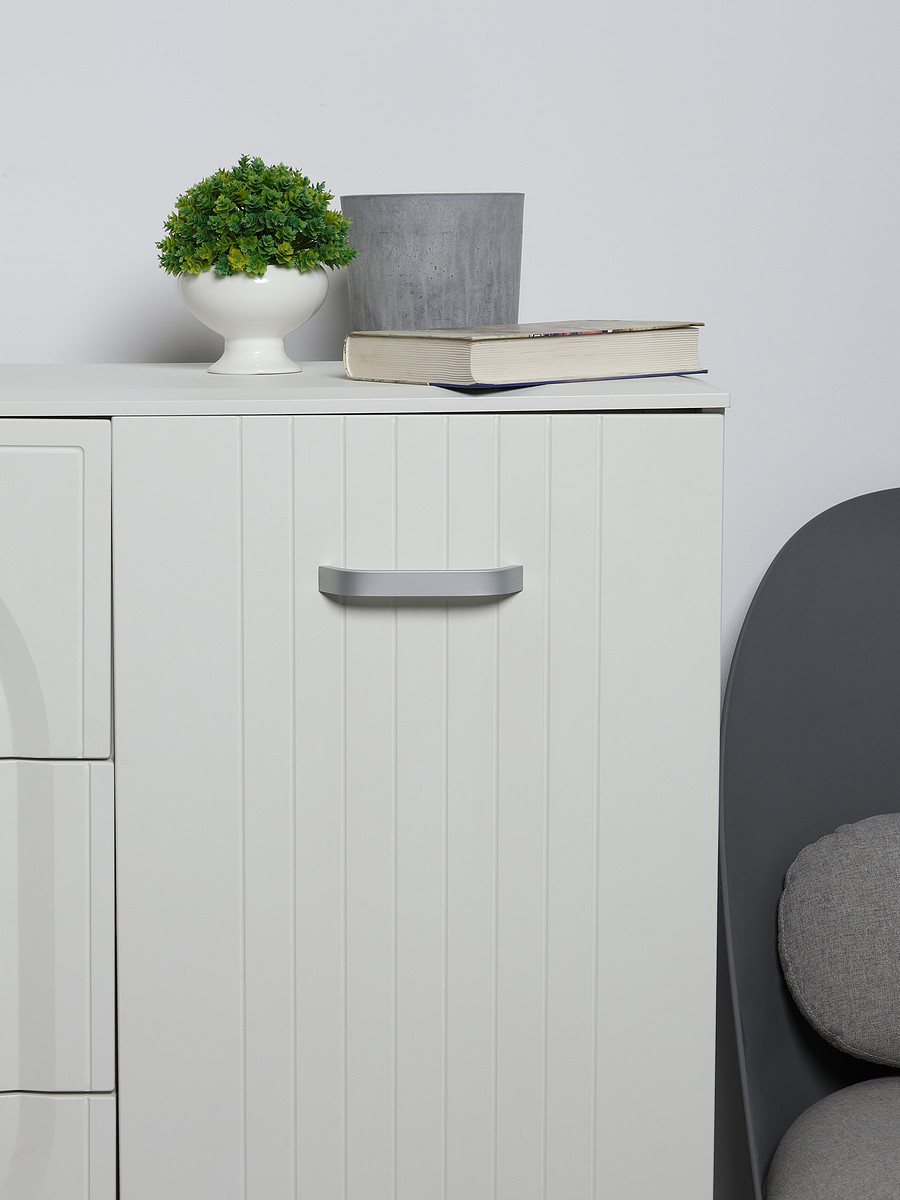 

Ручка-скоба мебельная тундра рс109, м/о 128 мм, цвет матовый хром