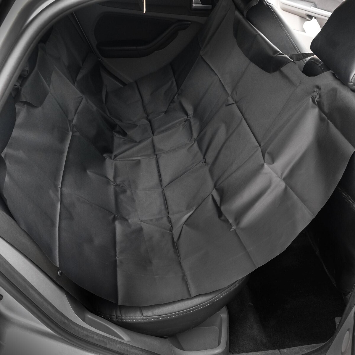 Накидка на заднее сиденье защитная, оксфорд, черная защитная накидка под автокресло 95 х 44 см оксфорд серый