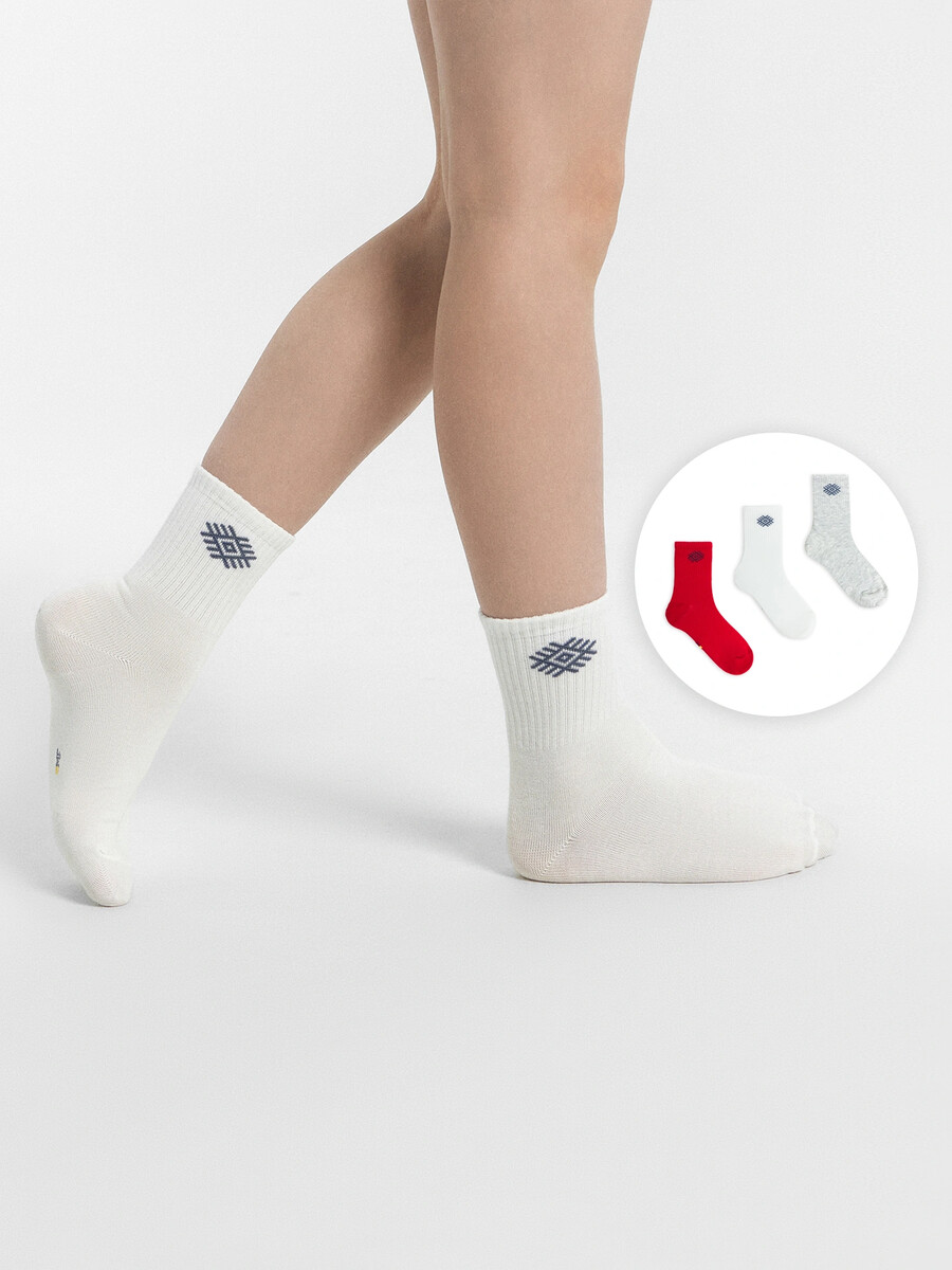Носки детские мультипак (3 пары) носки трикотажные для девочек 2 пары в комплекте