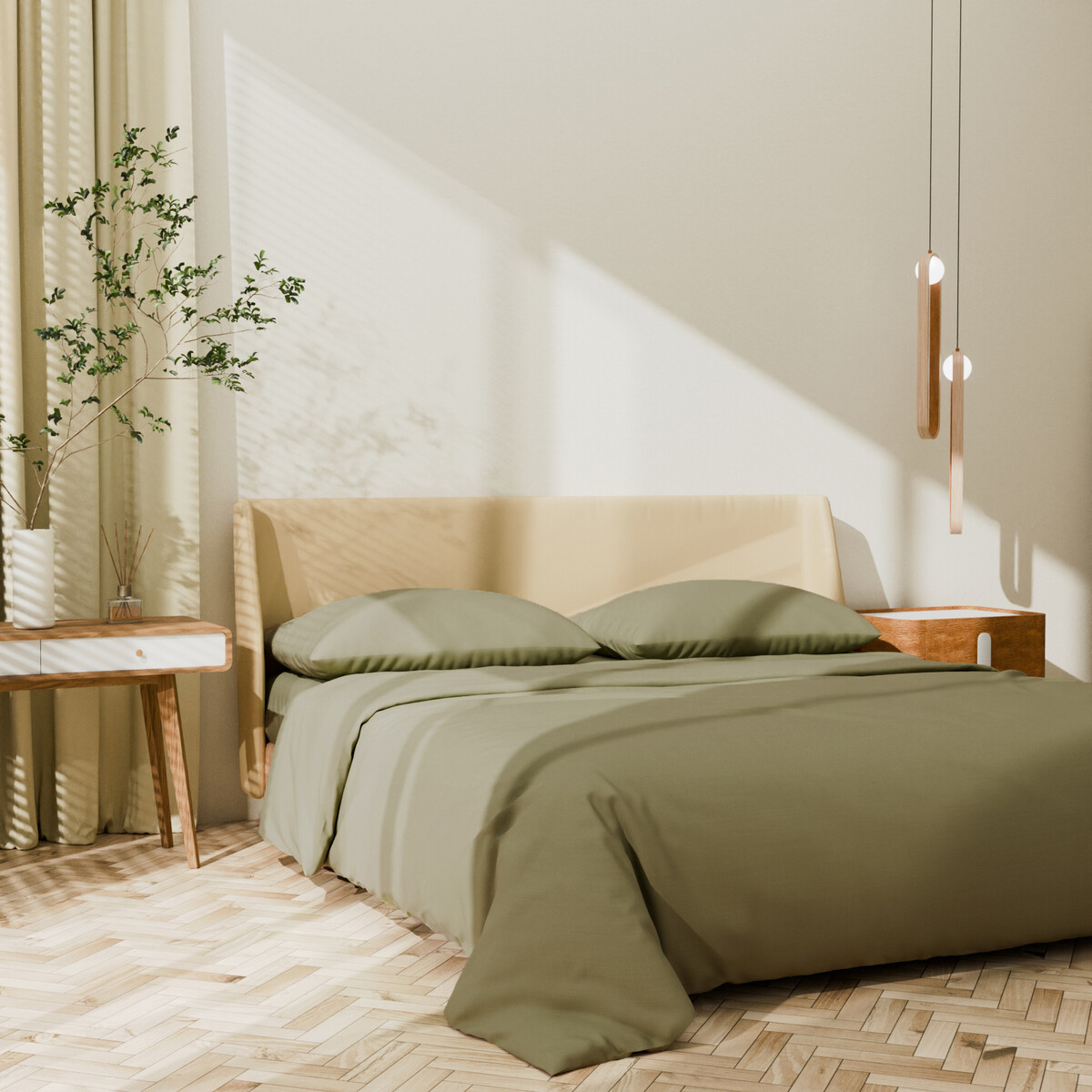 

Постельное белье, Зеленый