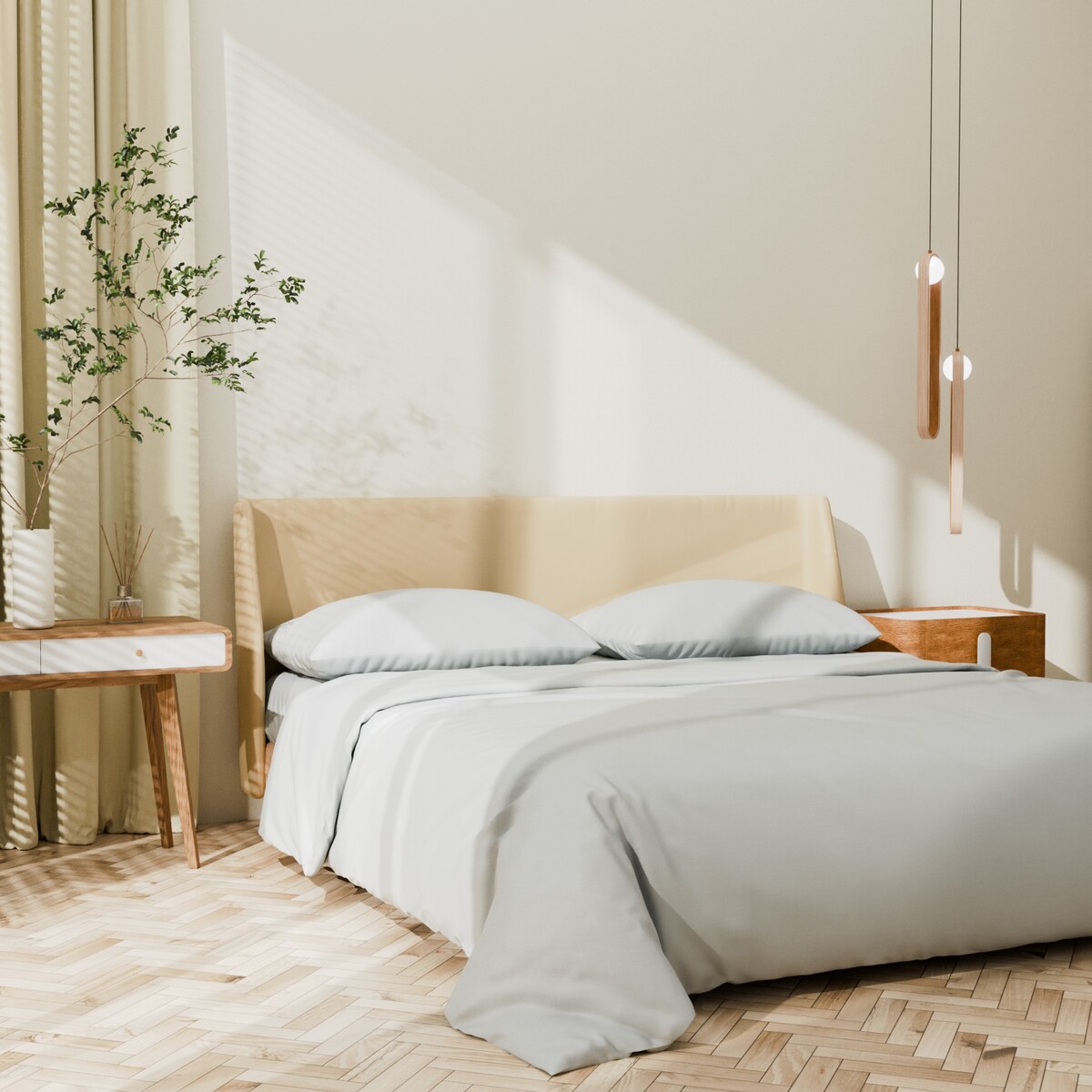 

Постельное белье, Серый