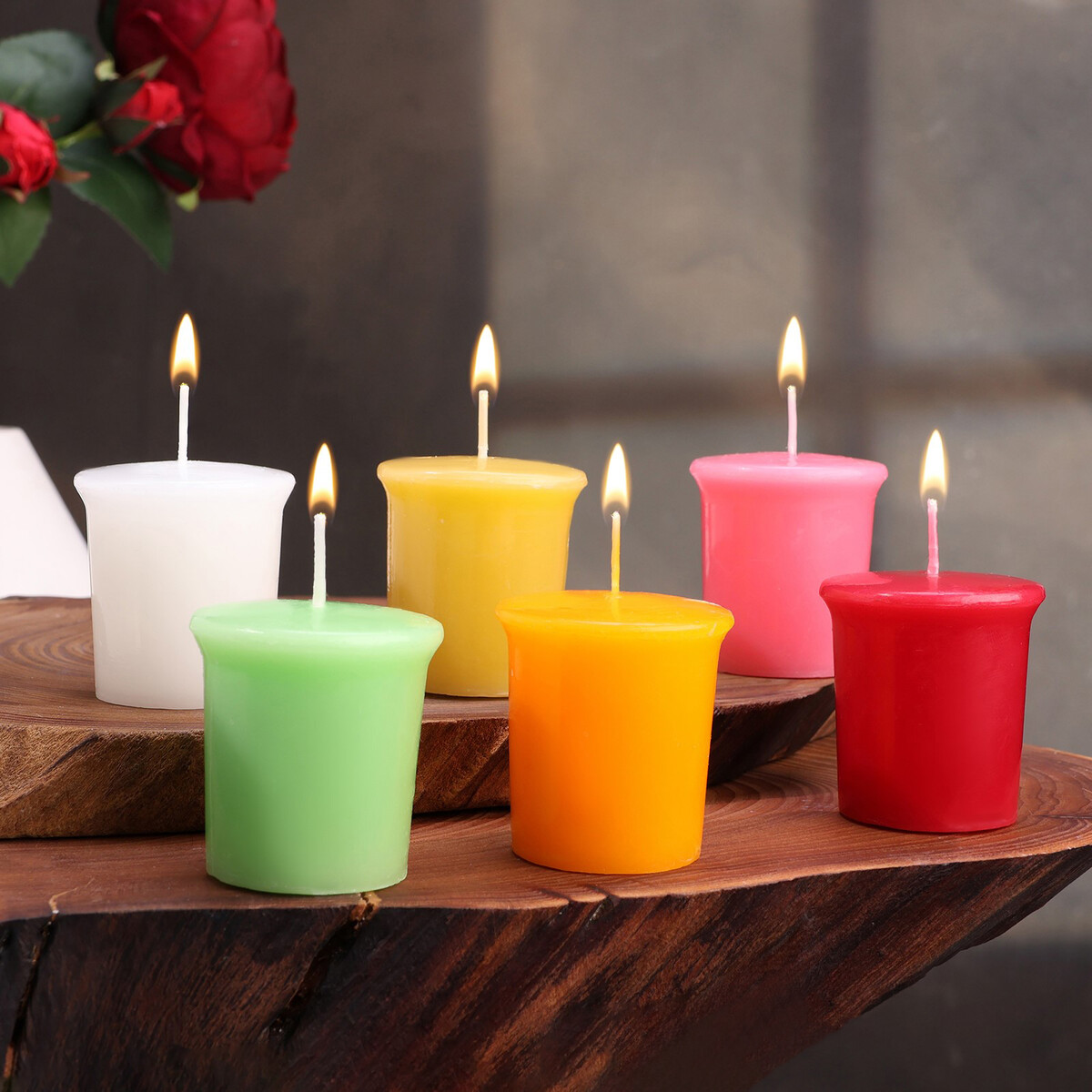 Набор свечей ароматических набор чайных свечей bolsius christmas world яблоко с корицей 8 шт