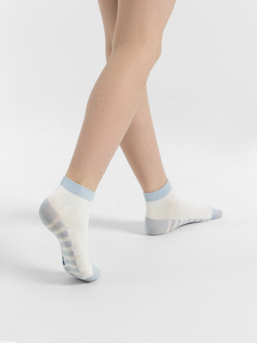 Носки детские белые с полосками по следу Mark Formelle, размер рост 104 см, цвет белый 011095664 - фото 2