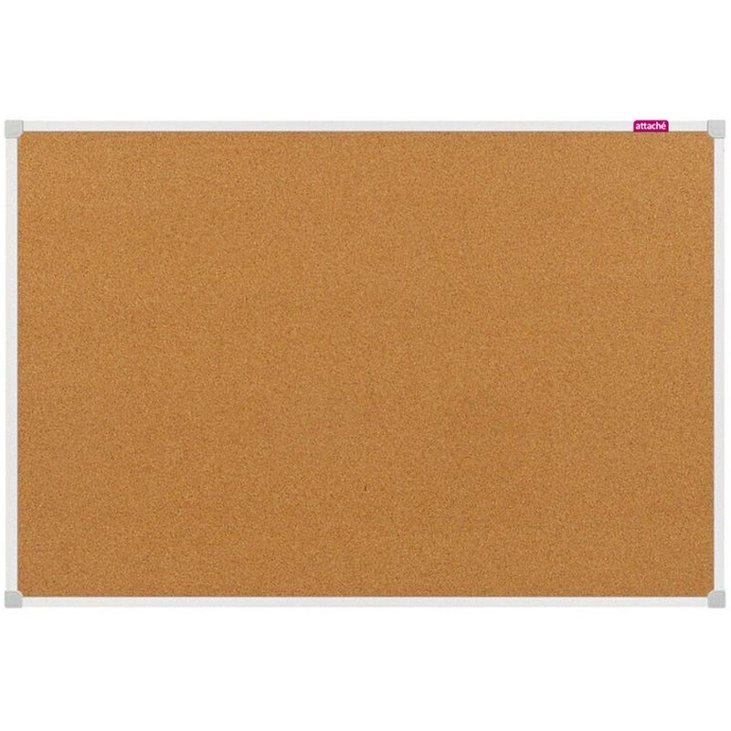 

Доска пробковая 60х90 см Attache алюминиевая рама