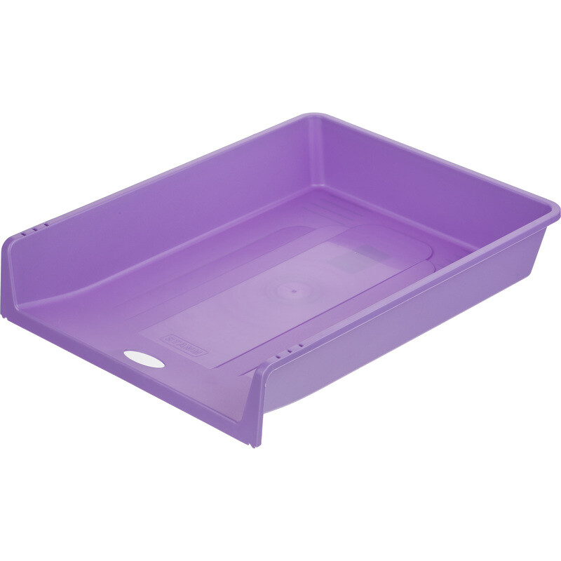 

Лоток горизонтальный для бумаг Attache Акварель пластиковый фиолетовый