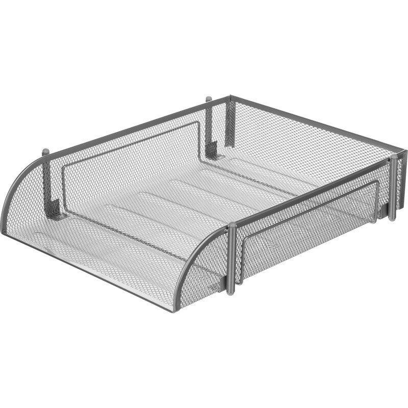 

Лоток горизонтальный для бумаг Attache металлический серебристый