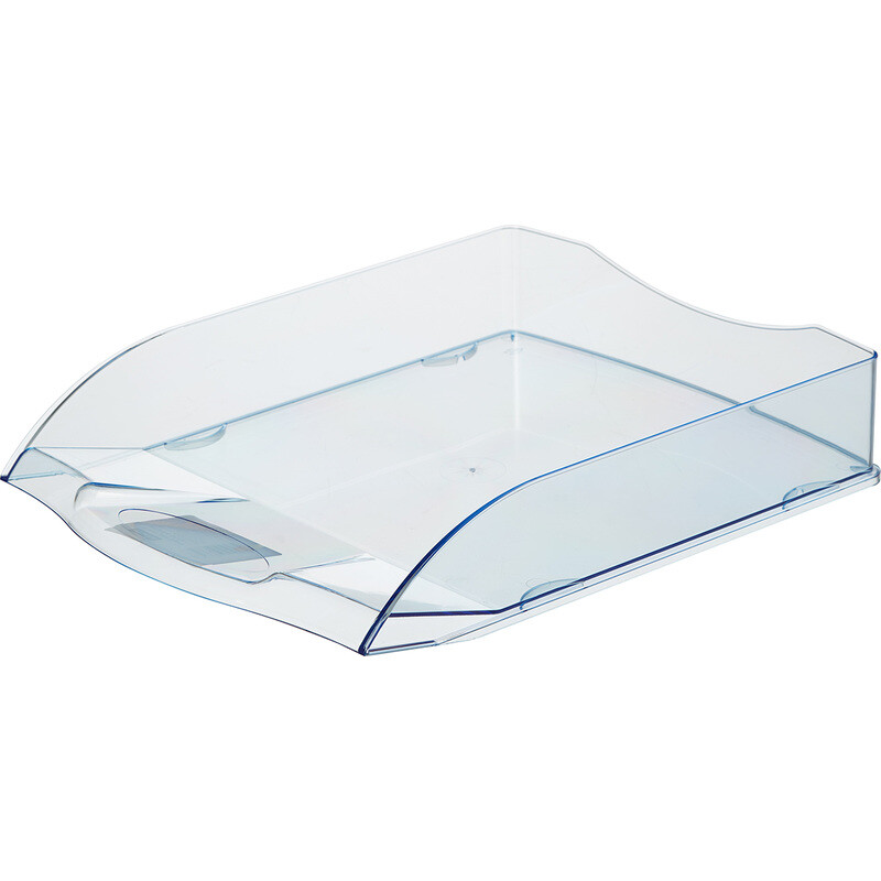 

Лоток горизонтальный для бумаг Attache office пластиковый голубой