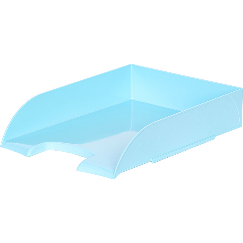 

Лоток горизонтальный для бумаг Attache Selection Flamingo пластиковый голубой