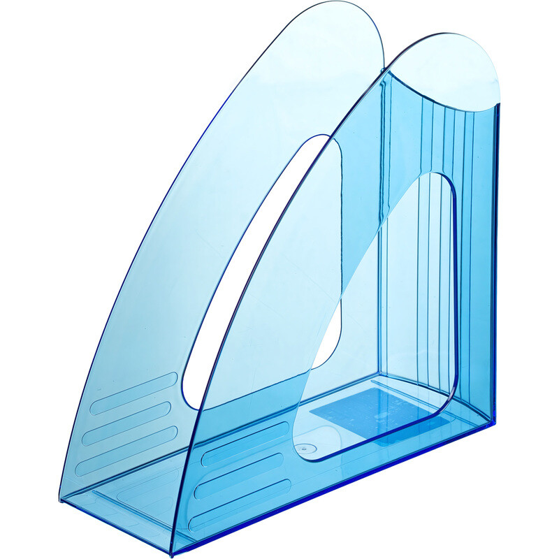 

Лоток вертикальный для бумаг 90 мм Attache Bright Colours прозрачный голубой