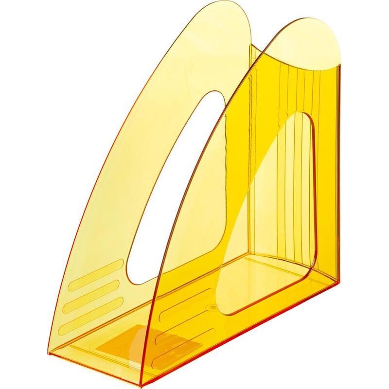 

Лоток вертикальный attache 90мм bright colours прозрачный желтый