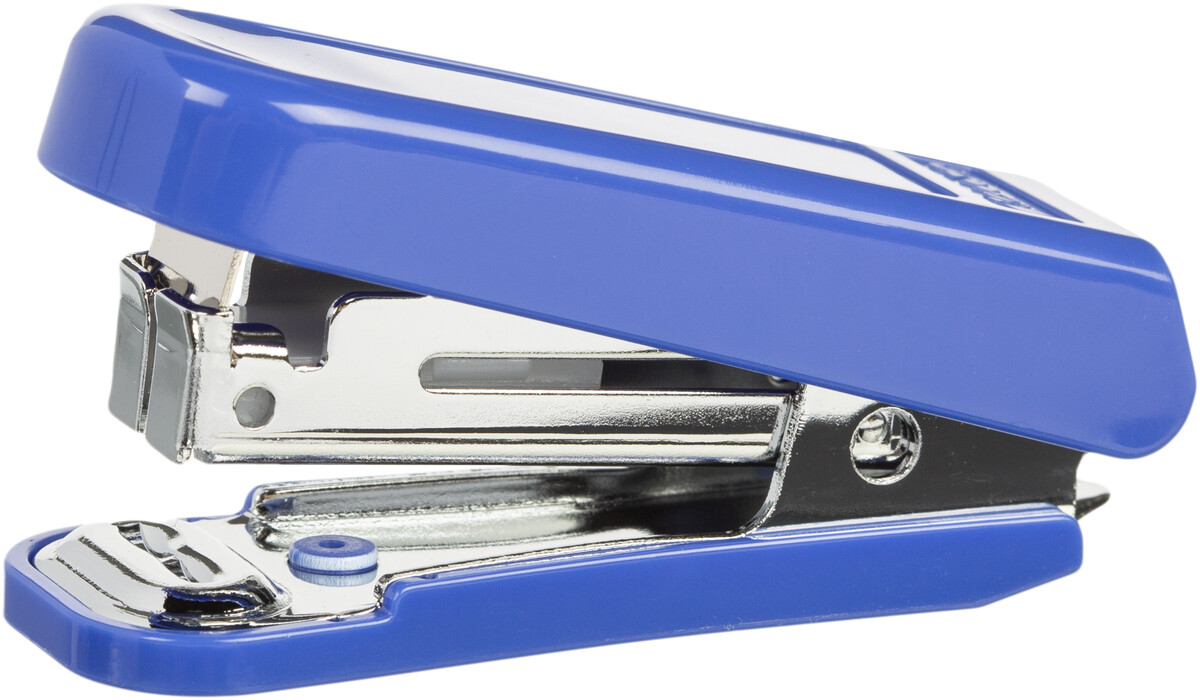 

Степлер -мини комус (n10) до 16 лист. синий антистеп