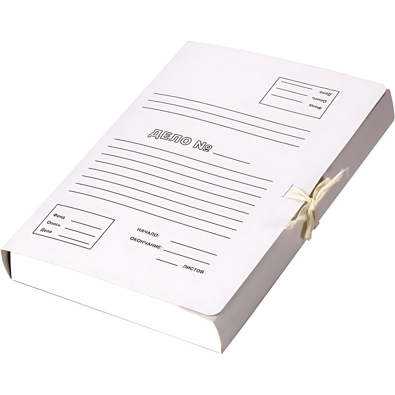 

Папка Дело с завязками с расширением до 40 мм (380 г/кв.м, 10 штук в упаковке)