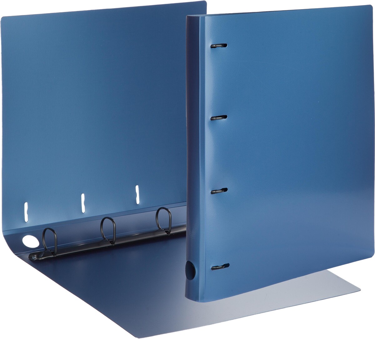 

Папка на 4-х кольцах attache metallics а4 800мкм 40мм d-кол 25мм выруб син