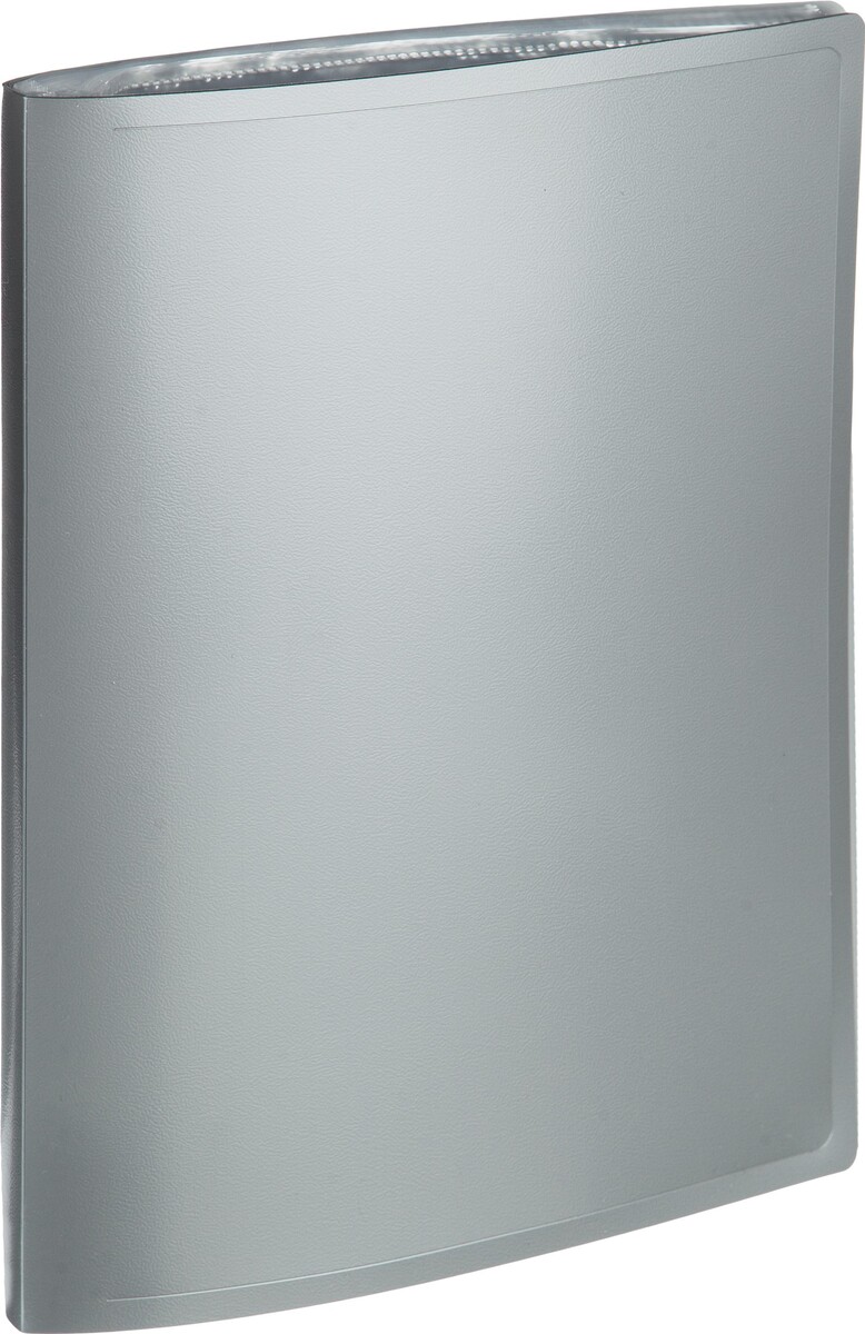 

Папка файловая 40 файлов attache metallics а4, 800мкм, этикетка, серый