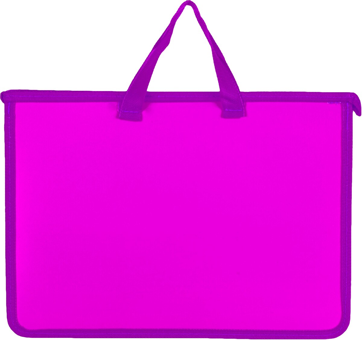 

Папка-портфель на молнии с ручками attache neon а4+ розовый