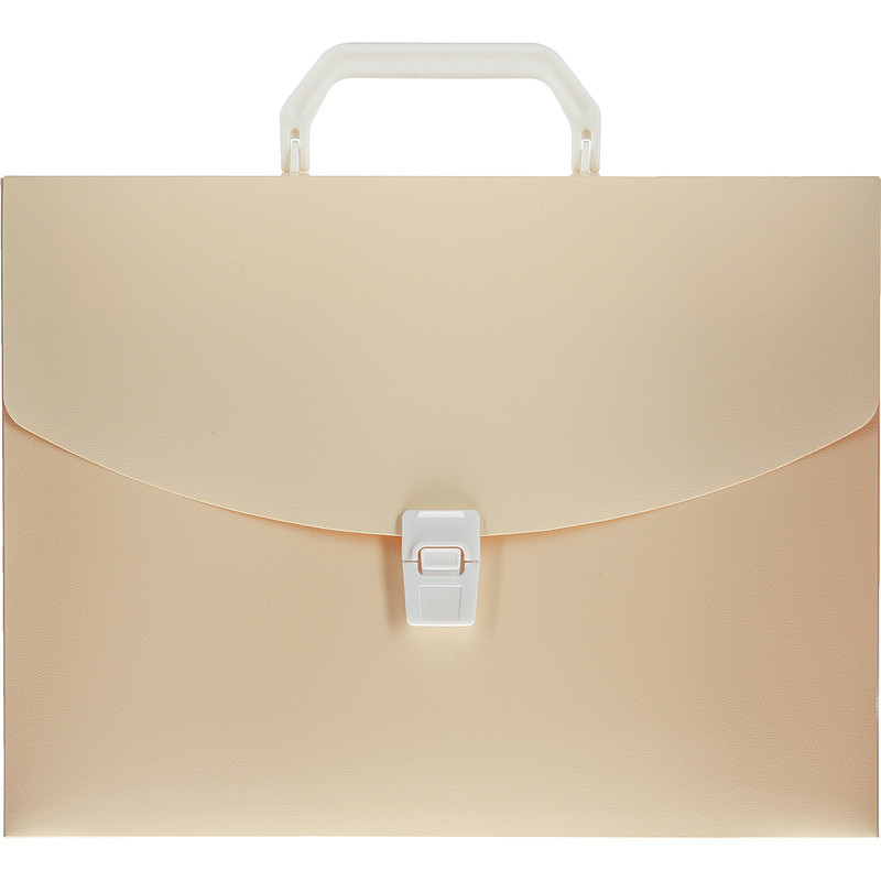 

Папка-портфель пластиковая Attahce Акварель А4 желтый (33.2x25 см, 1 отделение)