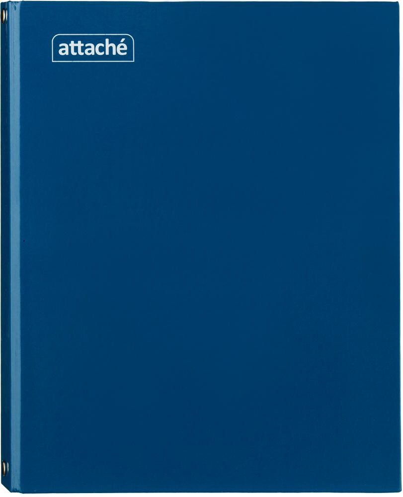 

Бизнес-тетрадь а5 80л attache, на кольцах,синий, обложка 7бц