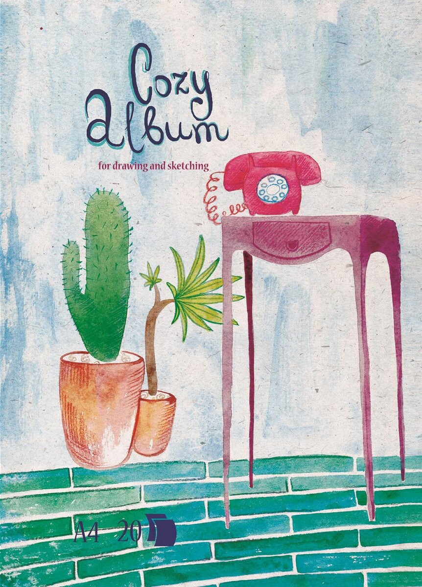 

Альбом для рисования №1 school cozy album а4 20л,склейка,обл.импорт.картон