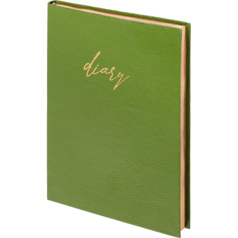 

Ежедневник недатированный Attache искусственная кожа А5 136 листов зеленый (золотистый обрез)