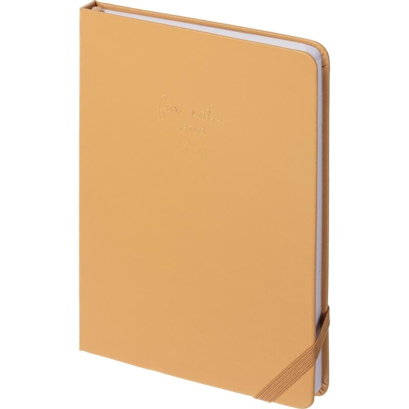 

Ежедневник недатированный Attache искусственная кожа А5 136 листов бежевый с фиксирующей резинкой