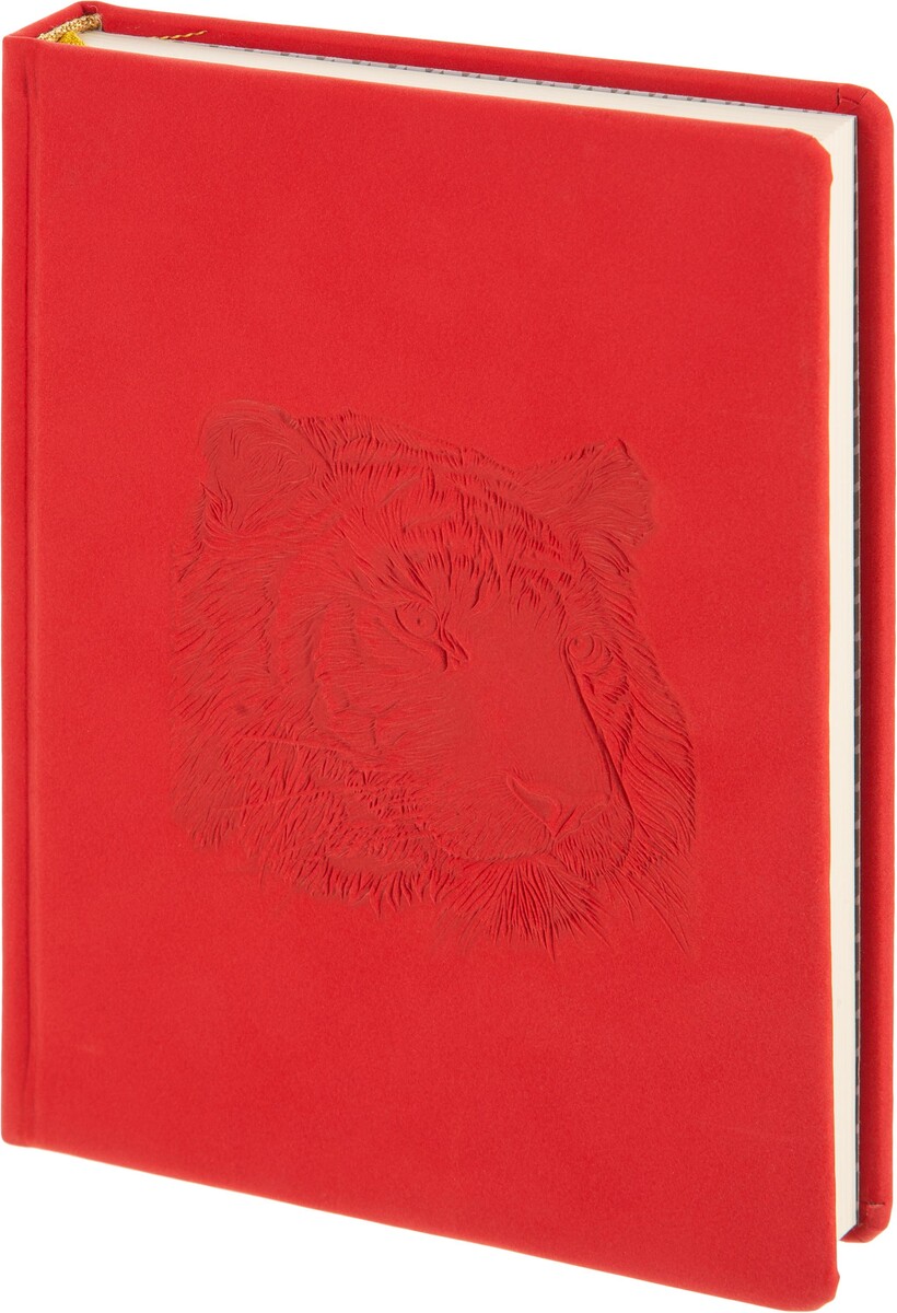 

Ежедневник недатированный attache selection animals, а5, 160 л., тигр, крас